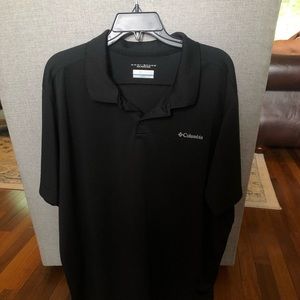 Columbia men’s black golf shirt XXL/ fits like XL